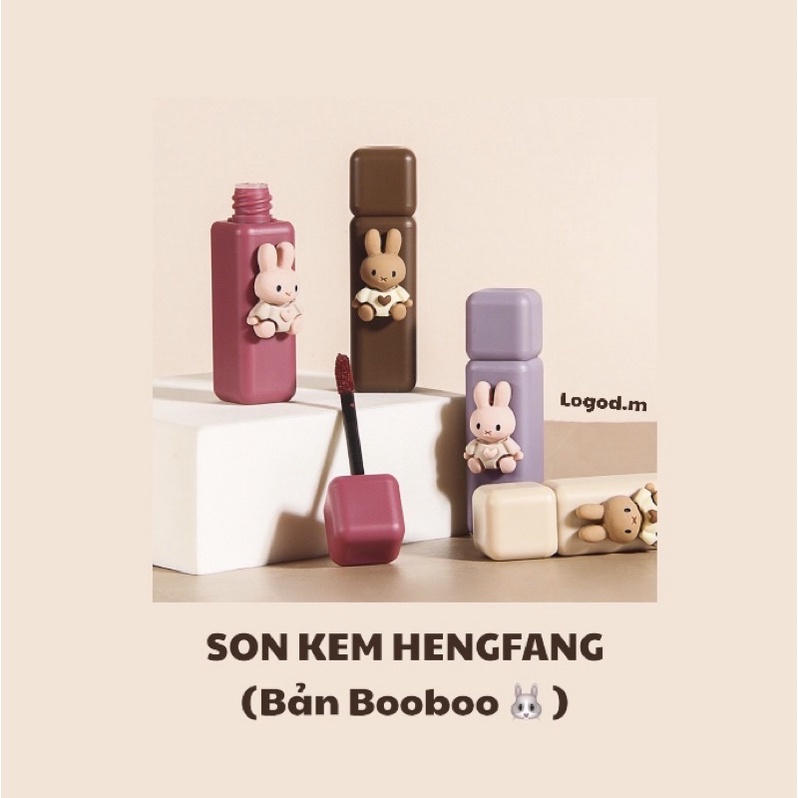 😈SĂN SALE😈(bản Booboo Milk Rabbit)Son Kem HENGFANG - Logod.m