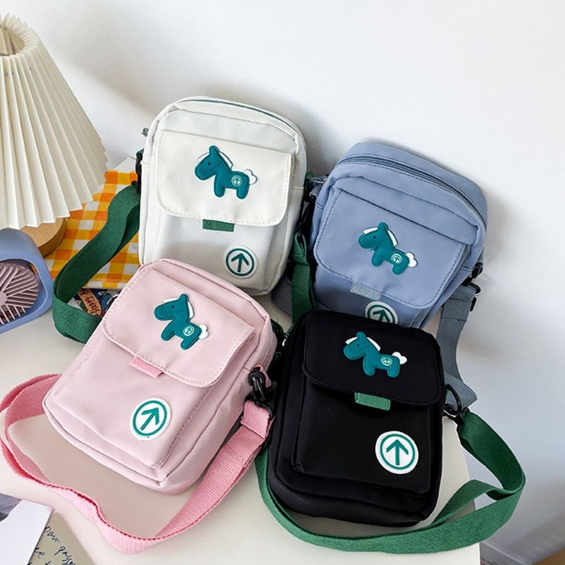 Túi Đeo Chéo Vai Bằng Nylon Họa Tiết Hoạt Hình Dành Cho Nữ