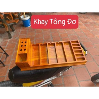 Khay gỗ đựng Tông đơ