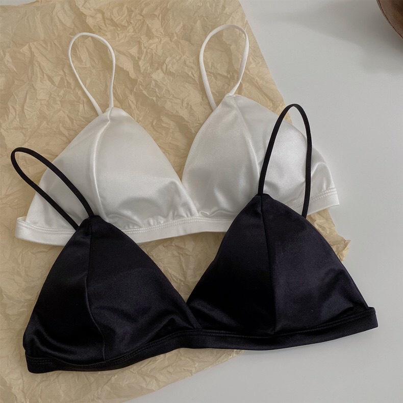 [ Bigsize 55 - 100Kg ] Áo Lót Lụa Bóng Sang Chảnh Cao Cấp Sexy