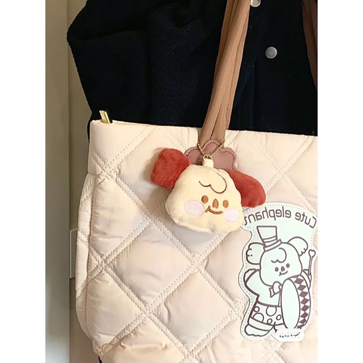 Túi Đeo JASMIN NOIR Chéo Nắp Gập Họa Tiết Caro Đơn Giản Thời Trang Cho Nữ