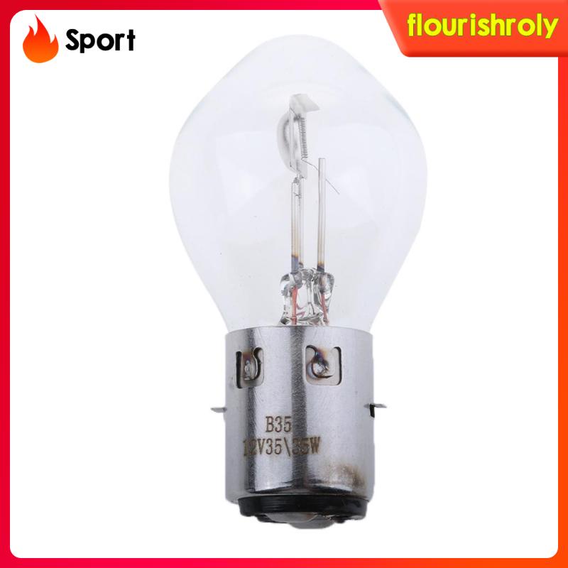 Bóng Đèn Pha Halogen BA20D S2 35W 12V Ánh Sáng Trắng Dành Cho Xe Hơi Xe Máy