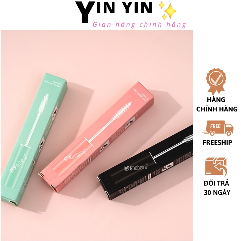 Mascara Đầu Cọ Nhỏ 3 Màu Sắc Chống Thấm Nước Và Mồ Hôi Không Lem Yin MAS 148