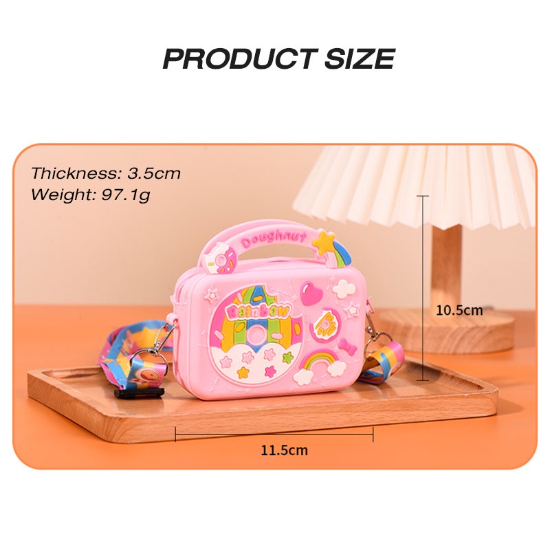 CATIMINI Ví Đựng Tiền Xu Mini Họa Tiết Hoạt Hình Dễ Thương Cho Nữ