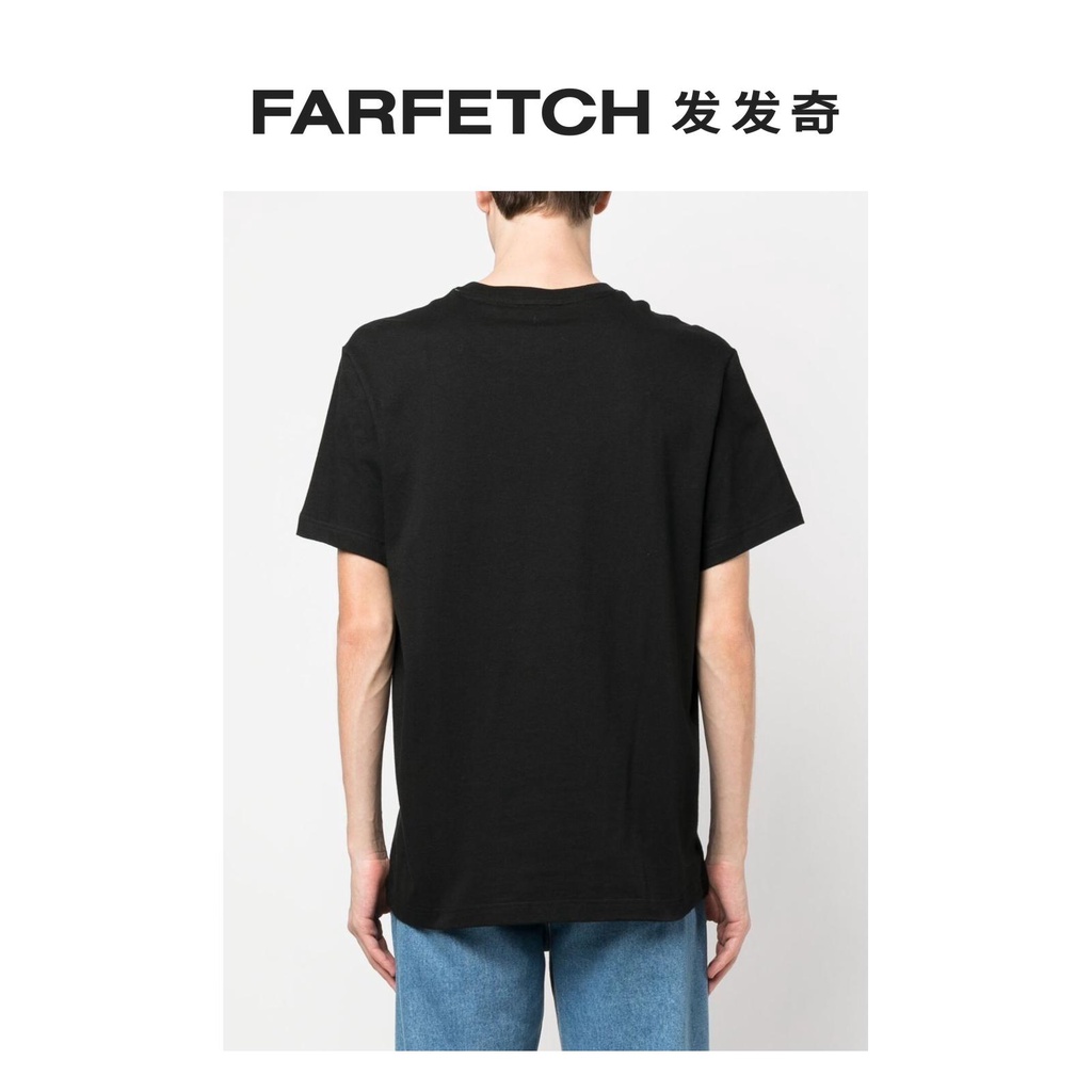 Áo Thun Ngắn Tay In Logo La FARFETCH Cá Tính Cho Nam