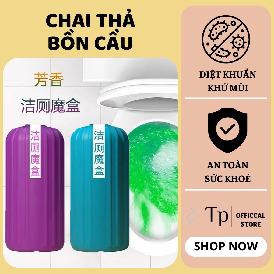 CHAI THẢ BỒN CẦU MA THUẬT, LỌ TẨY BỒN CẦU DIỆT KHUẨN KHỬ MÙI CAO CẤP
