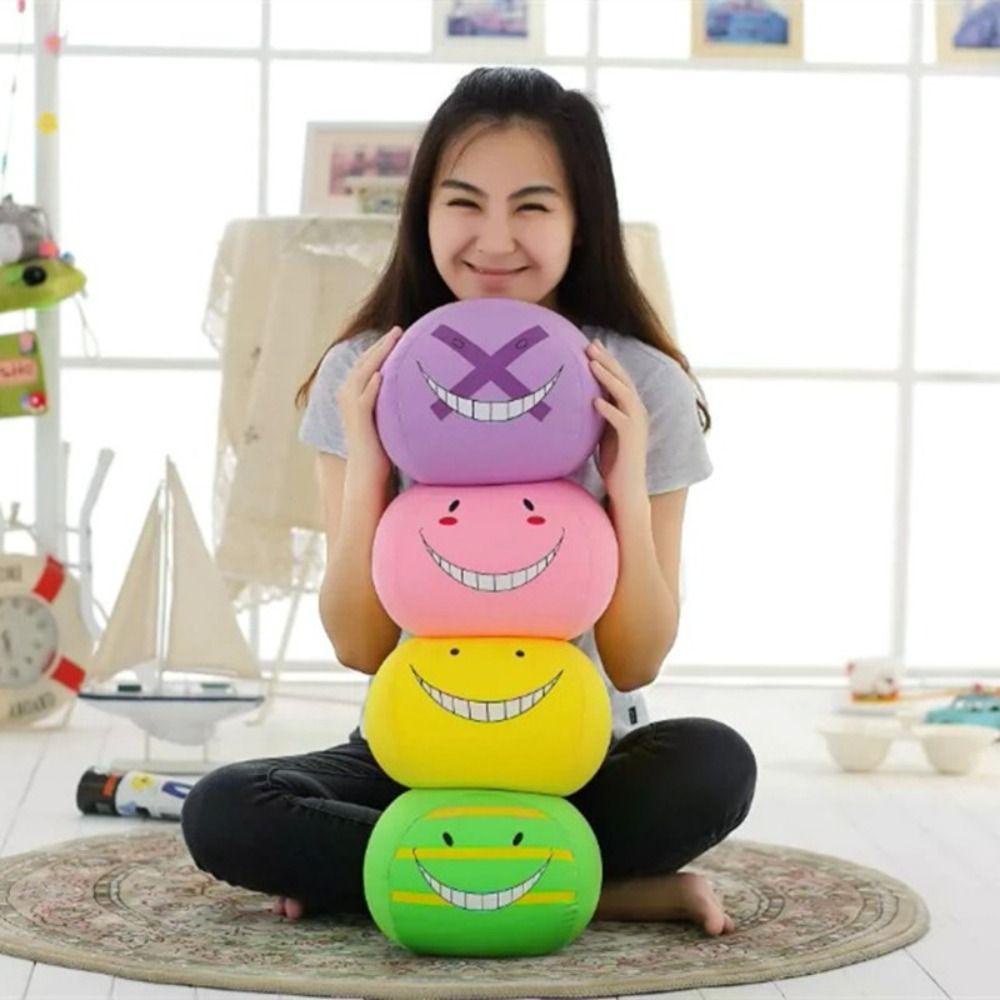 LILYES Đồ chơi nhồi bông Hình Bạch Tuộc Koro Sensei Mềm Mại Trang Trí Nhà Cửa