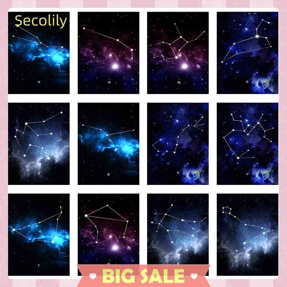 Tranh Đính Đá Kim Cương Toàn Bộ 5D DIY Hình 12 Cung Hoàng Đạo