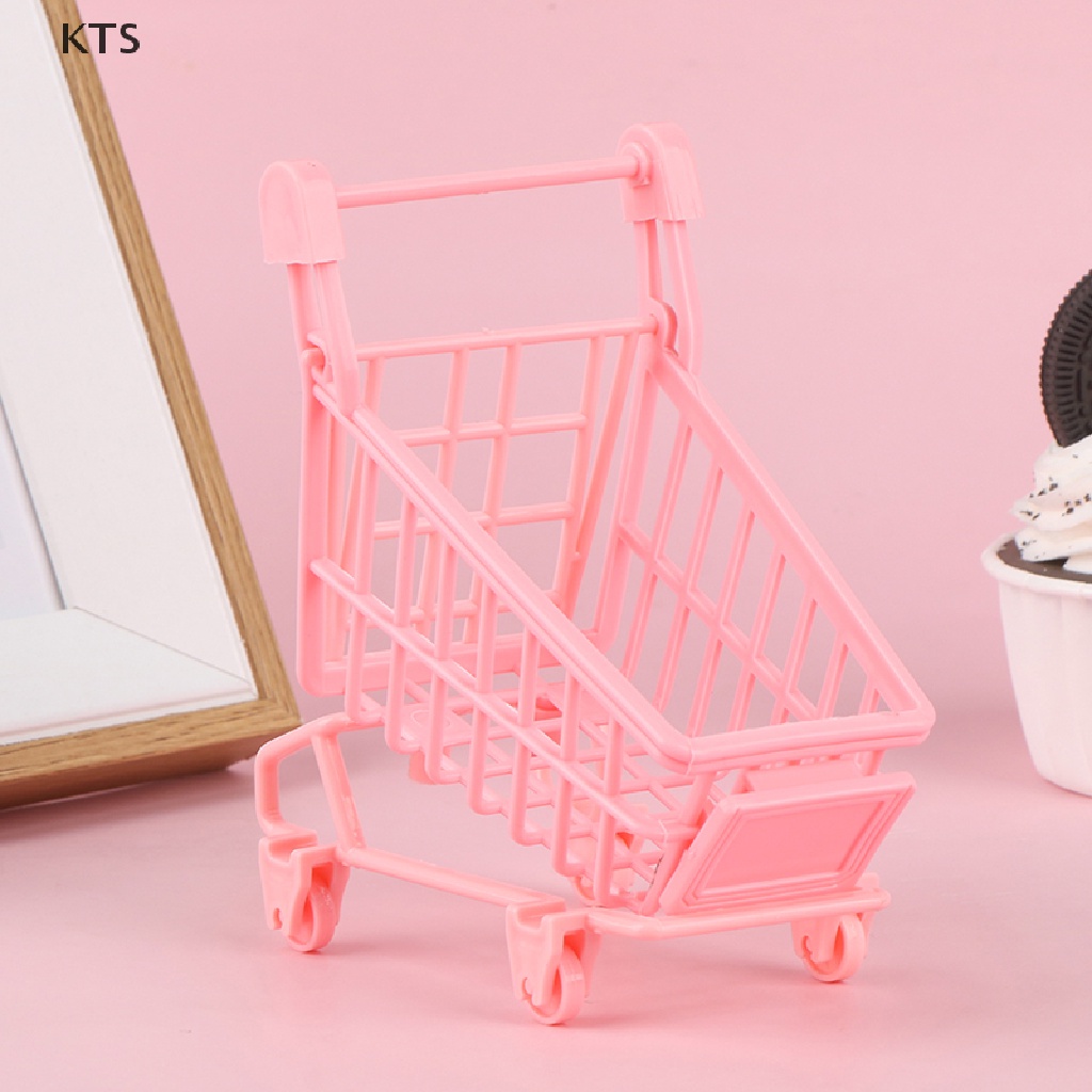 Xe Đẩy Siêu Thị Mini Tỉ Lệ 1: 12 Dùng Để Trang Trí Nhà Búp Bê