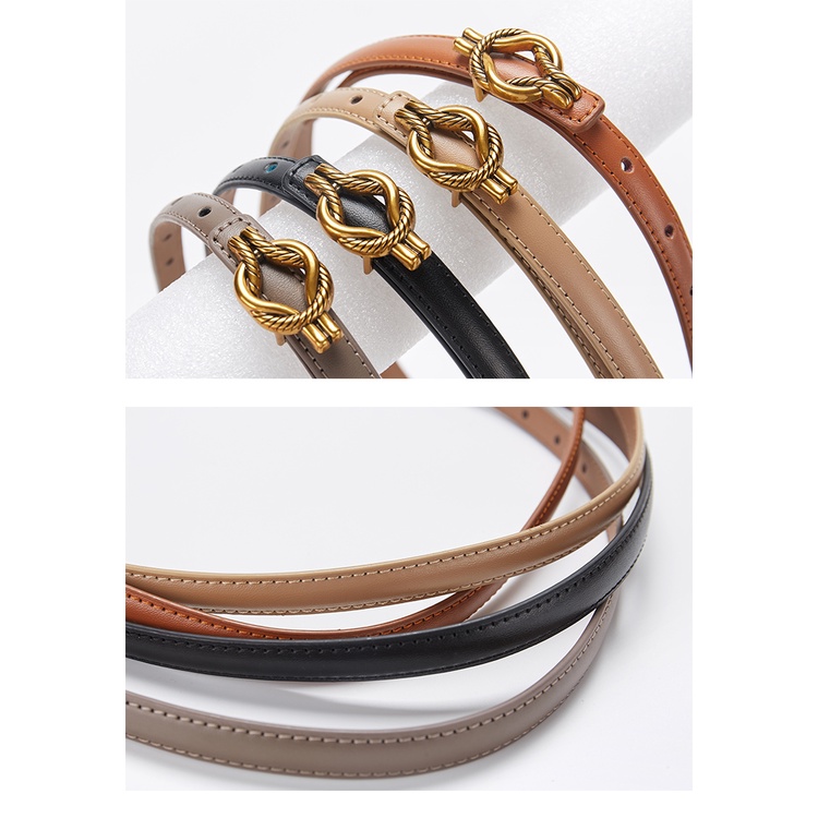 A721 Thắt lưng da bò hoạ tiết retro