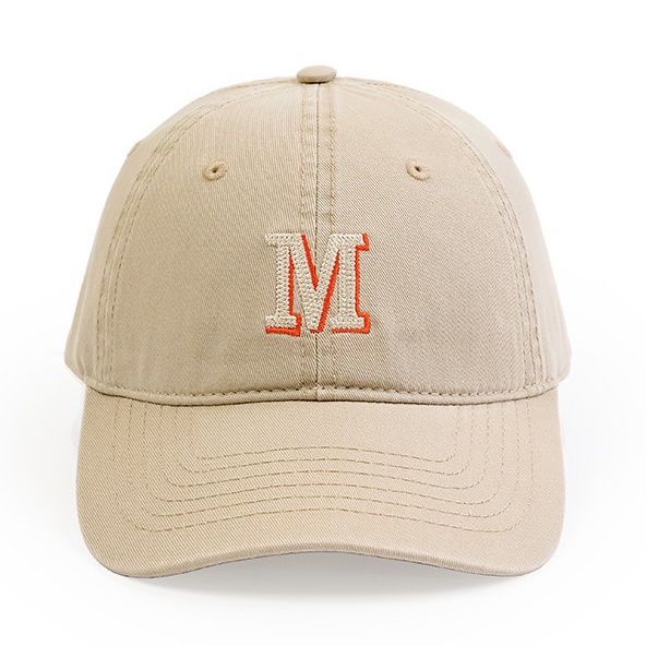 LINJW Mũ Lưỡi Trai Cotton Mềm Mại Thêu Chữ Đơn Giản Thời Trang Unisex