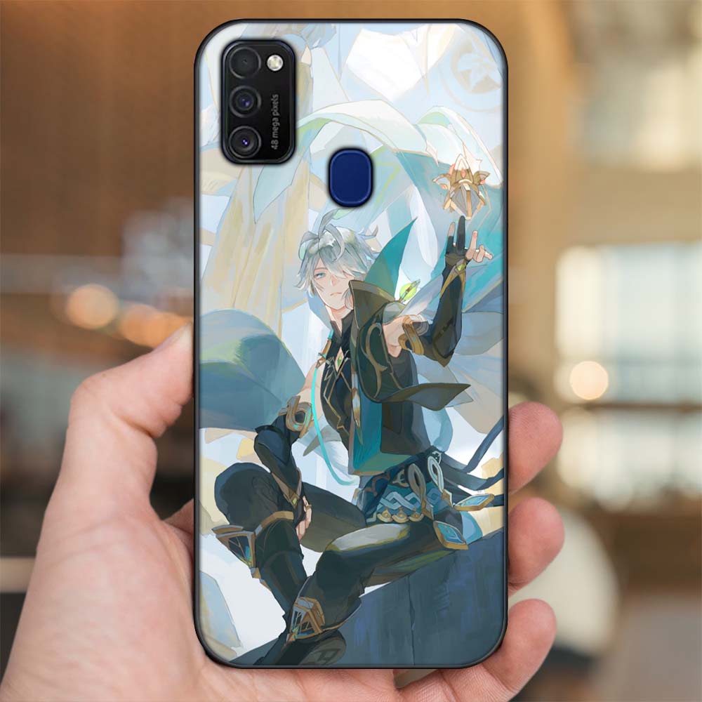 Ốp lưng Samsung M21, M30S viền đen in hình Alhaitham Genshin Impact