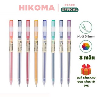 Bút gel nhiều màu - Resun pastel - 1 cái - 0.5mm - bút mực gel nhiều màu - HIKOMA STORE