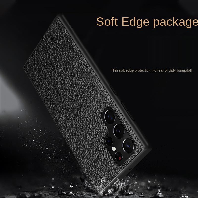 Ốp Điện Thoại Da Bò Thật Cao Cấp Cho Samsung Galaxy S23 Ultra S22 Plus S21 Note 20 Ultra