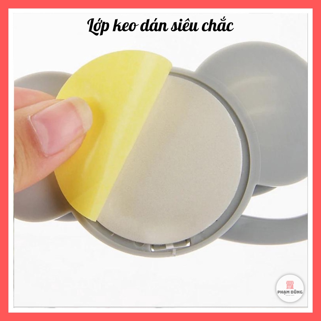 Móc treo 3 chấu đa năng , móc treo ngộ nghĩnh hình voi tiện lợi
