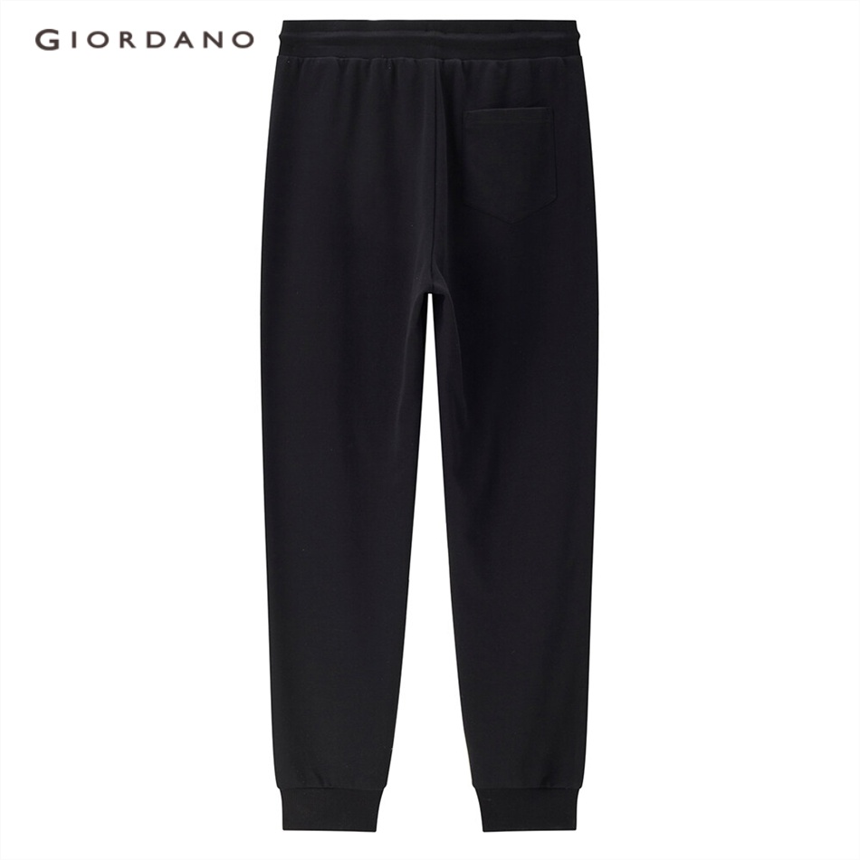 GIORDANO MEN Letter print elastic waist joggers 13113802