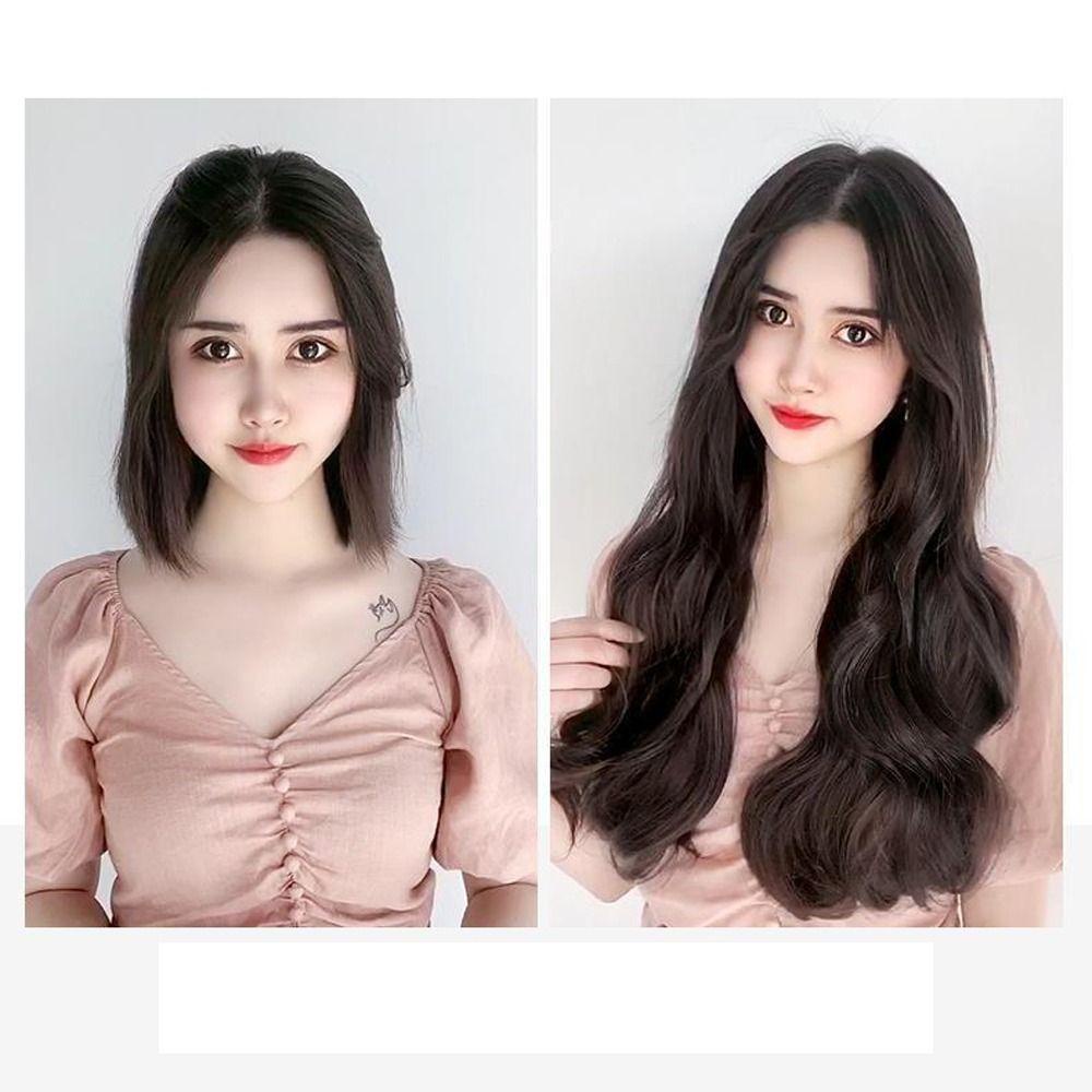 LOMBARD Bộ 3 Tóc Giả Bồng Bềnh Chất Lượng Cao Dễ Phối Đồ