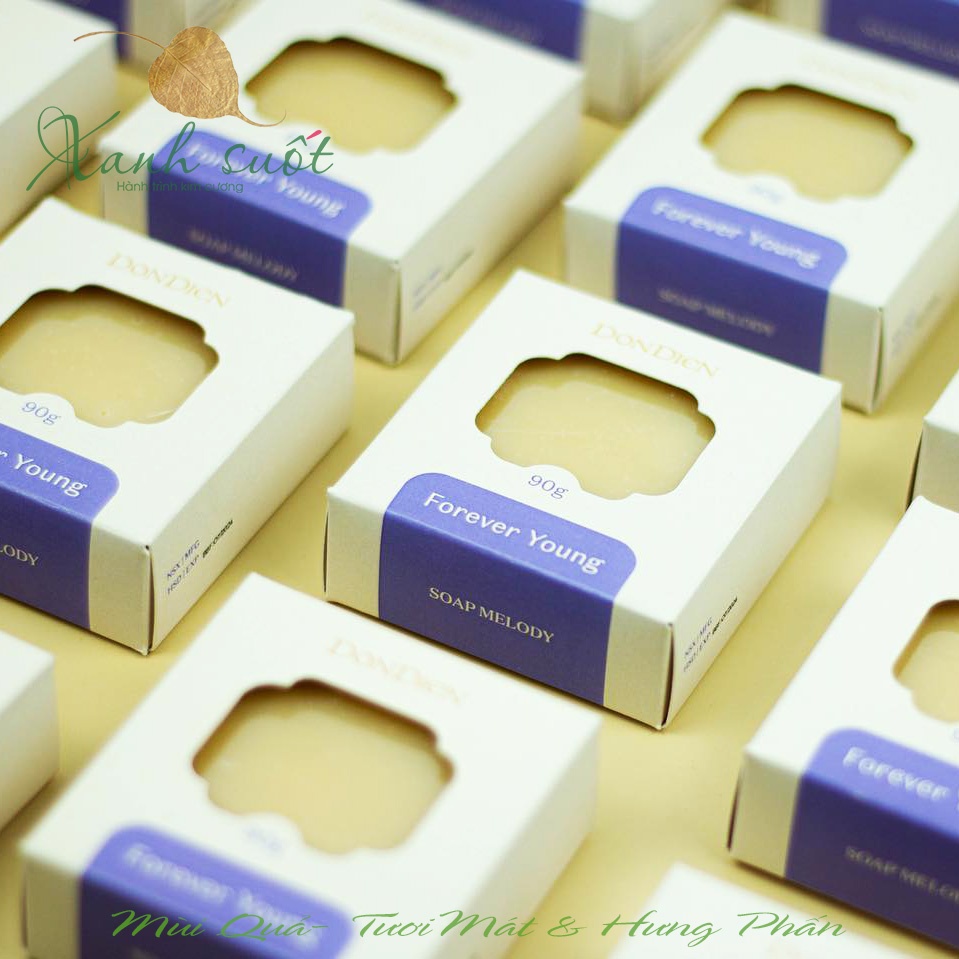 [Đồn Điền] Xà Bông Thủ Công- Melody Soap- Hương Thơm Tự Nhiên, Thư Giãn - Natural Blossom Handmade Soaps [xanh Suốt]