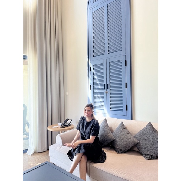 ĐẦM GẤM DỆT HOA - BIMI