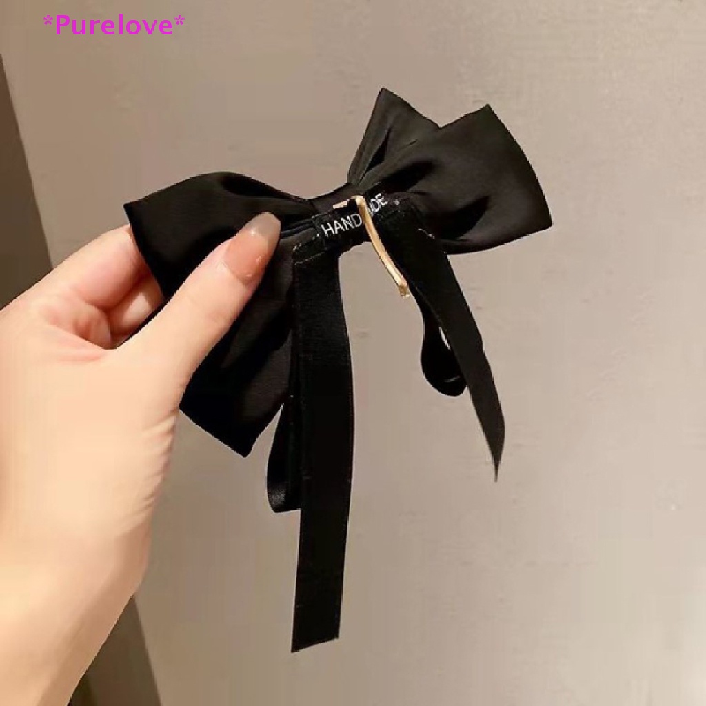 Kẹp Tóc Hình Nơ Ruy Băng Lớn Thời Trang Cho Nữ Mới