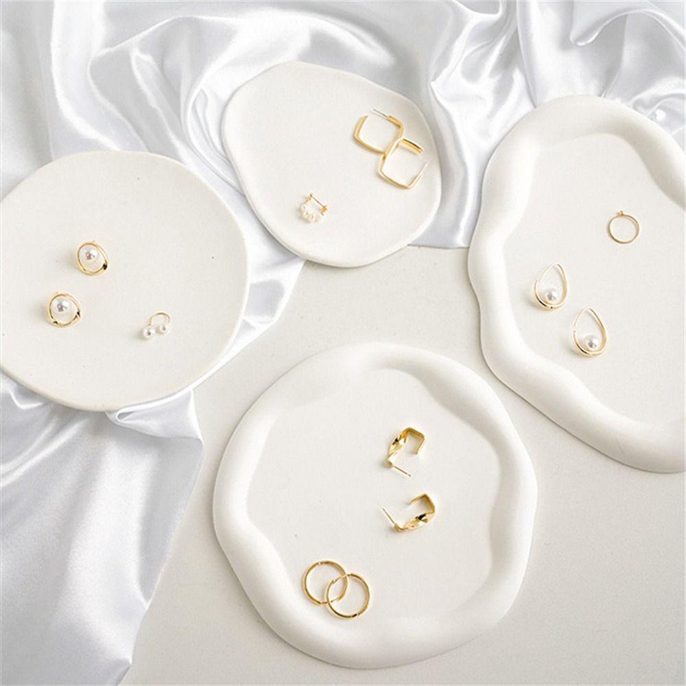 Taylor1 Đĩa Gốm Sứ Trắng Nhỏ Dùng Trang Trí Phông Nền Chụp Ảnh