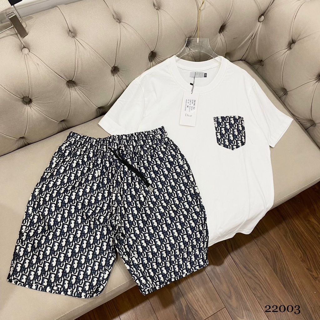 Bộ Đồ Nam In Túi DI Ô cao cấp hot hit