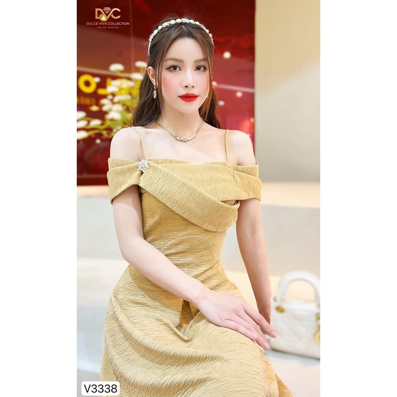 VÁY DỰ TIỆC CAO CẤP V3338- DOLCE VIVA COLLECTION VAY-BIGTREESTORE