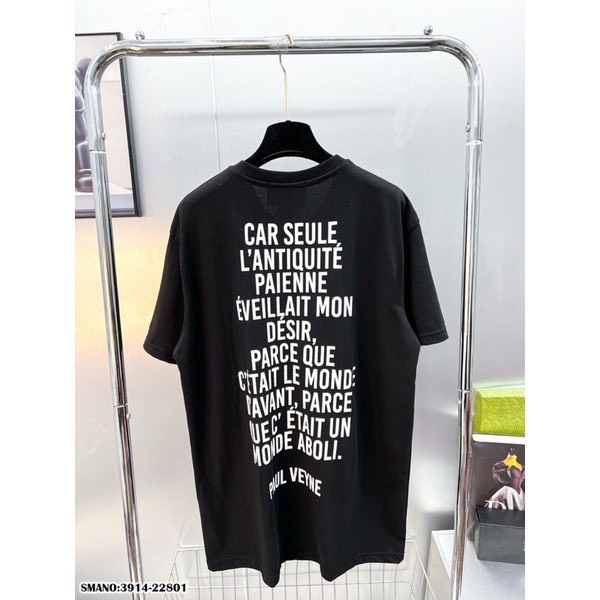 Áo phông GG Bara in chữ trước ngực, Áo phông GG Đốm nam nữ cotton co dãn 4 chiều cao cấp hottrend 2023