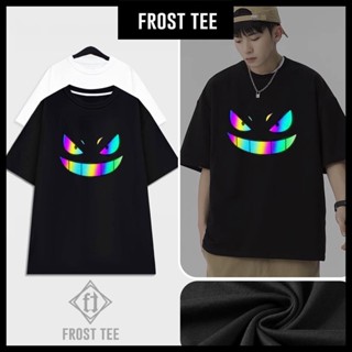 SALE  Áo thun tay lỡ form rộng Phản Quang Gengar Unisex mẫu mới cực chất