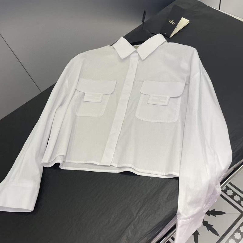 Áo sơ mi túi hộp fedi bản mới full tag