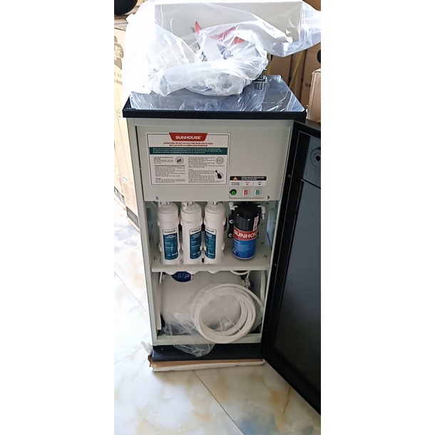Máy lọc nước RO nóng nguội lạnh Sunhouse SHA76215CK 9 lõi - Điện Máy Tại Kho