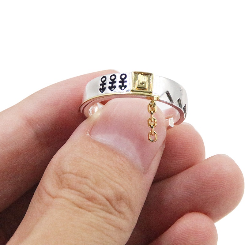 Nhẫn Có Thể Điều Chỉnh Họa Tiết Hoạt Hình Jojo 'S Bizarre Adventure Cho Nam Và Nữ