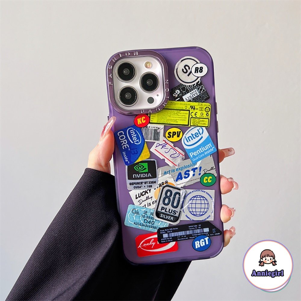 Ốp Điện Thoại TPU Mềm Chống Sốc In Nhãn Dán Mã Vạch Sang Trọng Cho IPhone 11 14 Pro Max 13 12 11 Pro Max