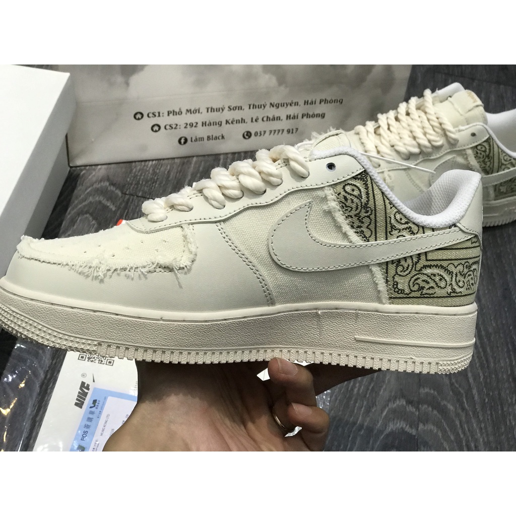 Siêu Phẩm Giày Thể Thao Sneaker A/F1 Big Bag Dây Thừng 2022 Siêu Hot Cao Cấp Ảnh Thật + freeship + Tặng Tất