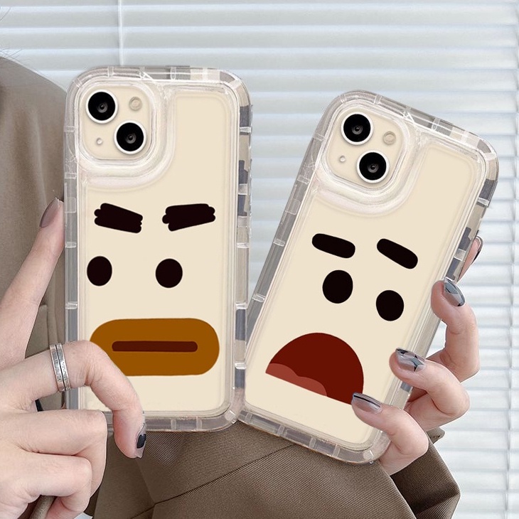 Ốp Điện Thoại Silicon TPU Mềm Trong Suốt Họa Tiết Emote Dễ Thương Cho IPhone 14 13 11 12 Pro XS Max X XR 7 8 Plus