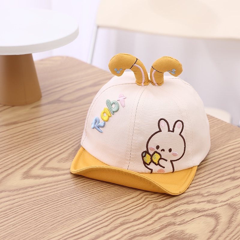Mũ Lưỡi Trai Thêu Hình Thỏ Dễ Thương Cho Bé