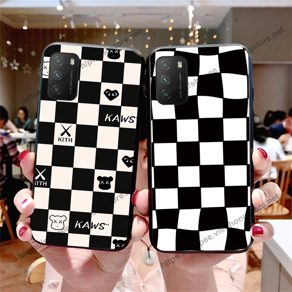 Ốp lưng Xiaomi Redmi 9T / Poco M3 / Poco X3 caro mặt cười cute, giá rẻ cực đẹp nhiều mẫu ốp gấu