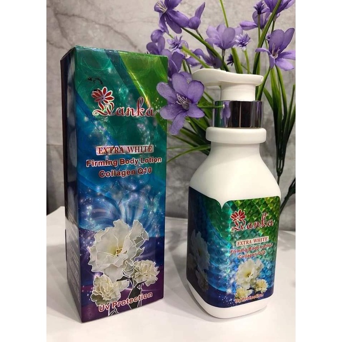 Sữa dưỡng thể tinh chất collagen LVANKA trắng da, chống nắng cao cấp 300ml