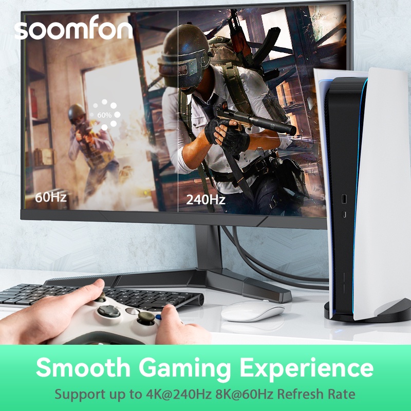 Dây Cáp Hiển Thị Màn Hình 1.4 3M 8K / 60Hz 4K / 144Hz 1080P / 240Hz Cho Máy Tính