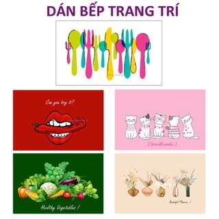 Decal DÁN BẾP TRANG TRÍ (NHIỀU MẪU) - THUTHAODECOR
