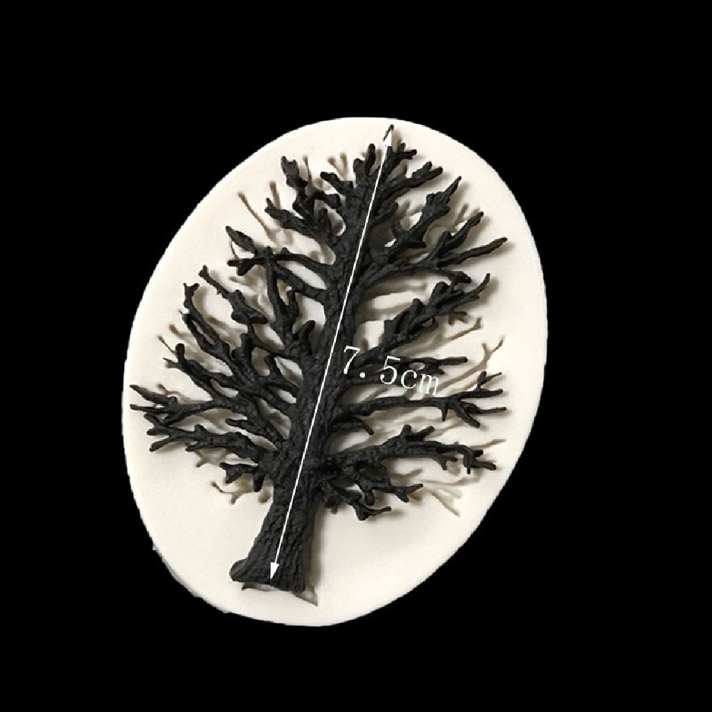 Khuôn Silicone Tạo Hình Cây Trang Trí Bánh DIY