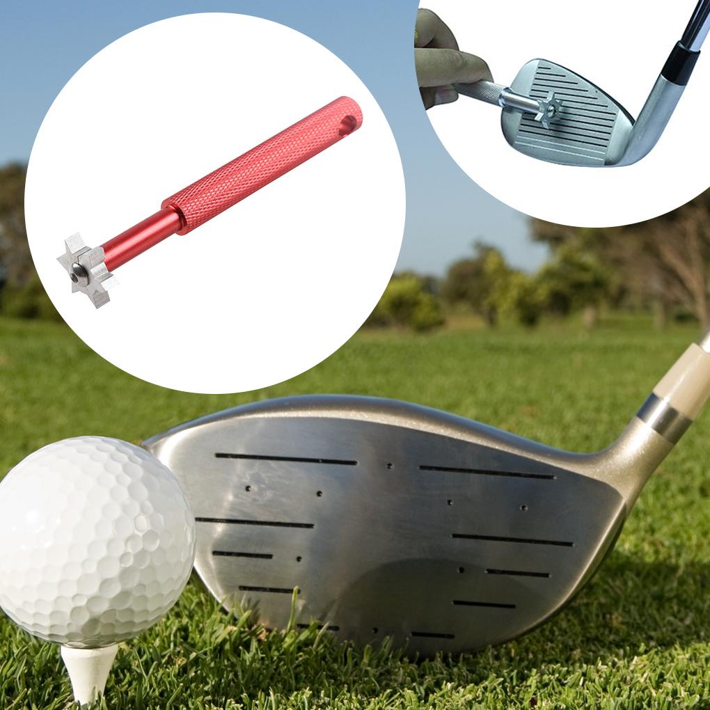 Dụng Cụ Mài Rãnh Gậy Đánh Golf Thiết Kế 6 Đầu Bằng Hợp Kim Nhôm Tiện Dụng