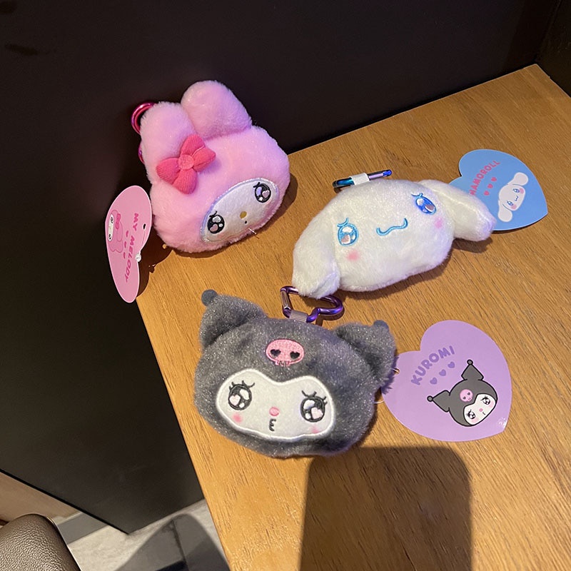 SANRIO Túi Đựng Tiền Xu Mini Hình Cinnamoroll Melody Nhồi Bông Dễ Thương