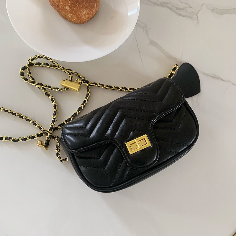 Túi Đeo Chéo Hình Vuông Cỡ Nhỏ Phối Dây Đeo Sợi Xích Thời Trang Mùa Hè Cho Nữ