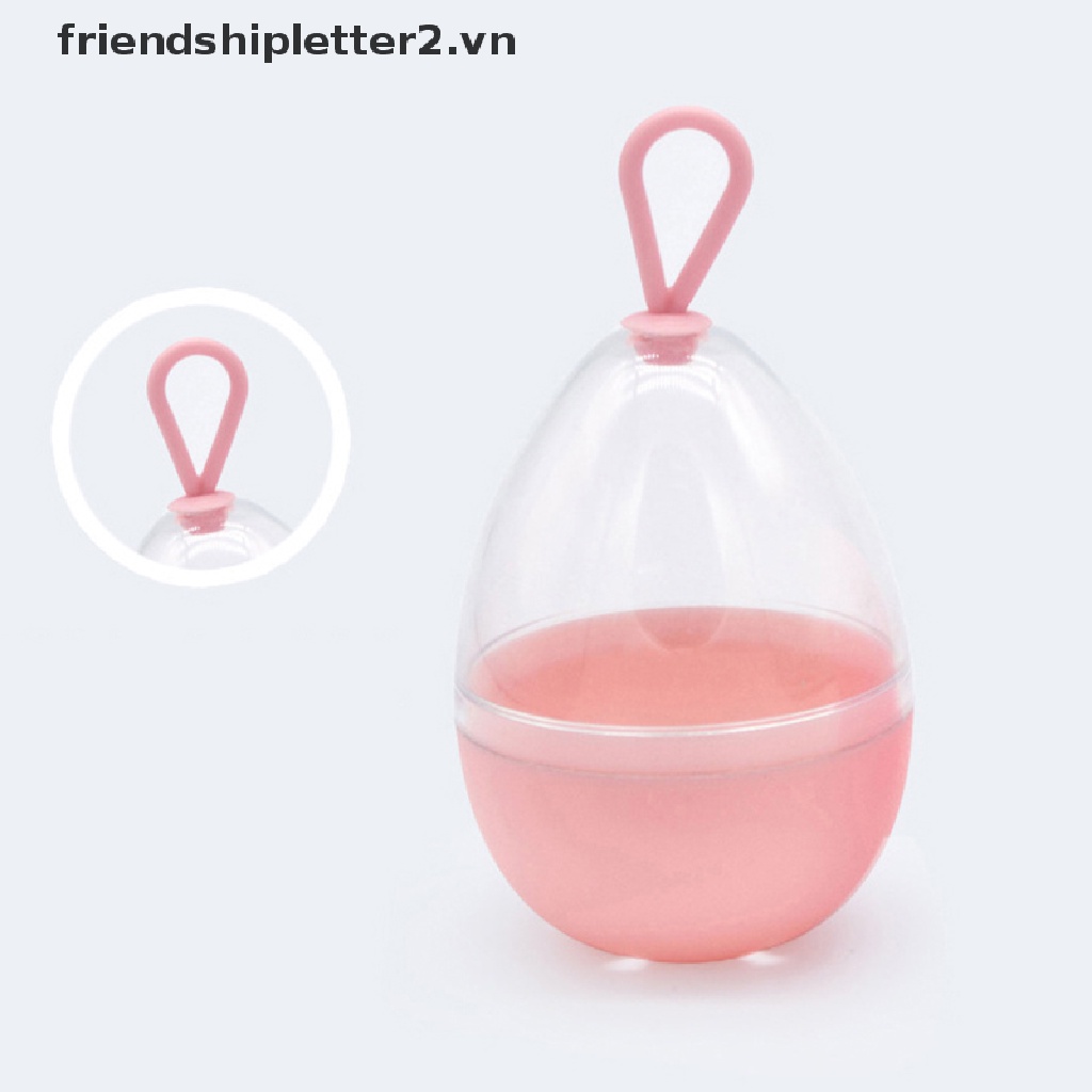 Hộp Rỗng Trong Suốt Đựng Mút Trang Điểm Tiện Lợi