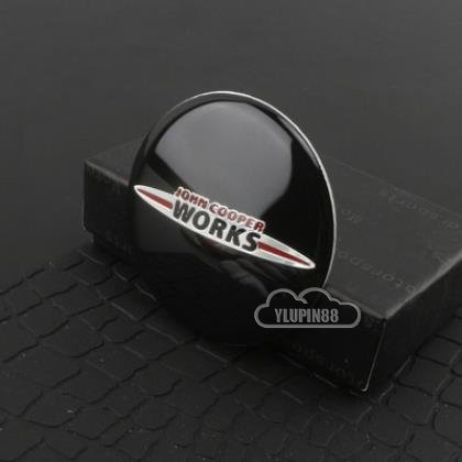 Set 4 Miếng Dán 52mm 56mm Trang Trí Trục Bánh Xe Hơi Mini Cooper S JCW Clubman Countryman R53 R52 R55 R50 F56