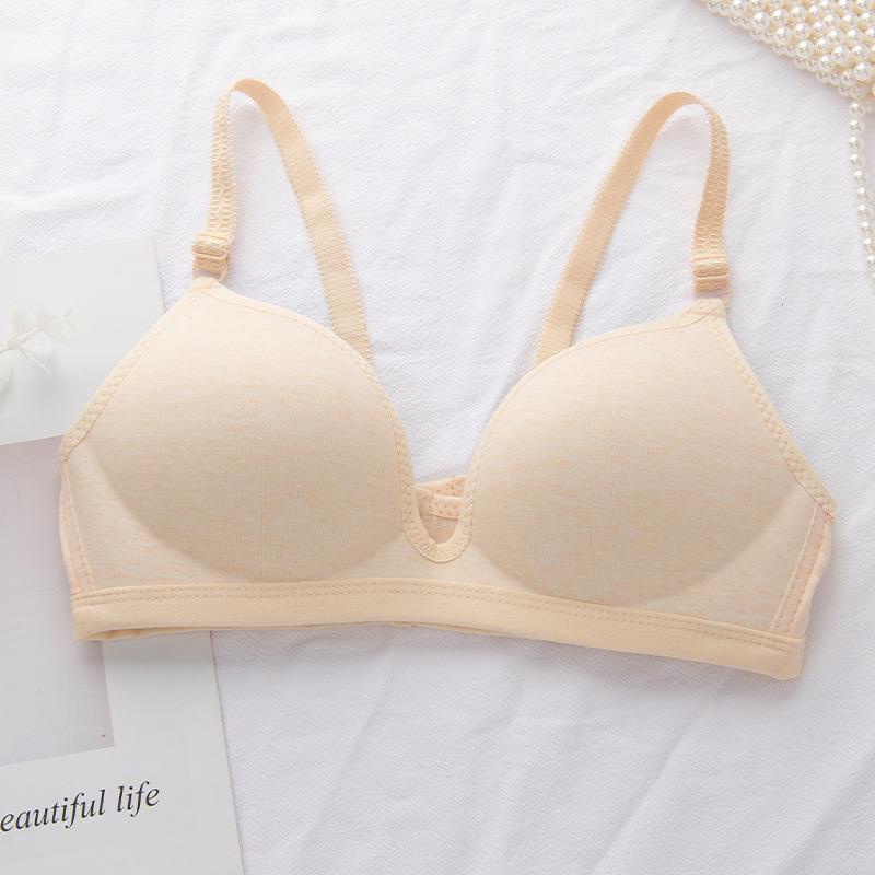 Áo Lót Nâng Ngực Vải cotton Mỏng Không Gọng Thoải Mái Cho Nữ