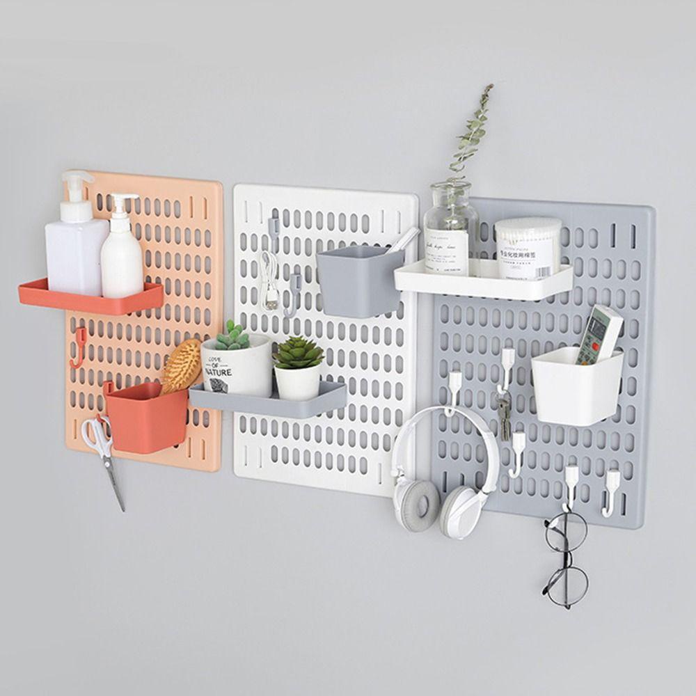 Bảng Đục Lỗ Gắn Tường Trang Trí Không Cần Đục Lỗ