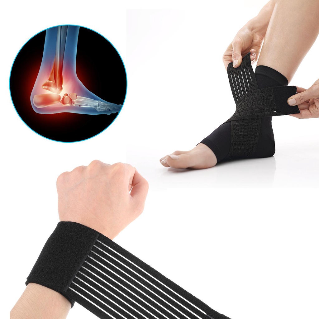 Set 4 Đai Quấn Bảo Vệ Cổ Tay Thoáng Khí Hỗ Trợ Leo Núi