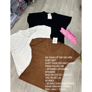 ÁO THUN CỔ TIM BIGSIZE VƯƠNG NGỌC HÂN